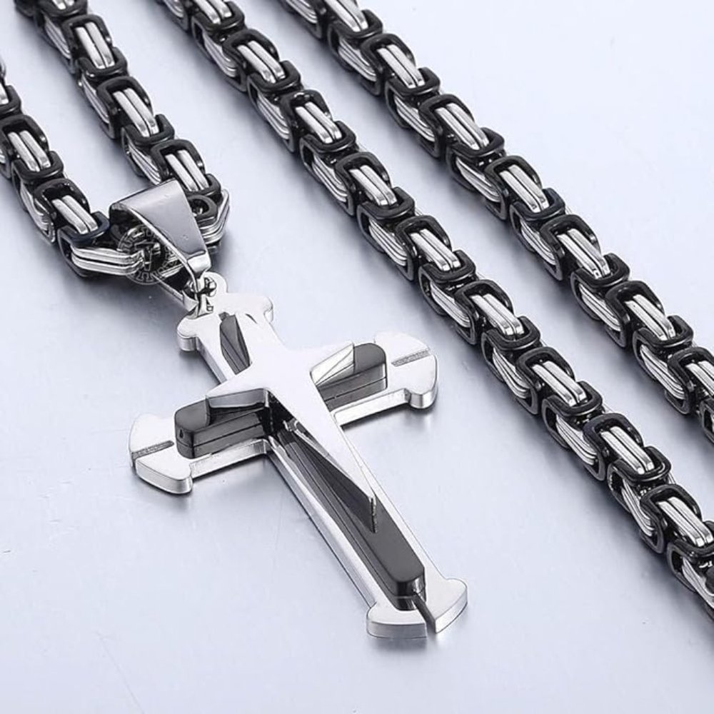 Stainless Steel Cross Necklace